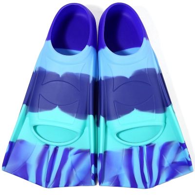 Azuunye Kids Swim Fins,Short Swimming Flippers,Swim Training Fins for Lap Swimming,for Children Girls Boys Beginners