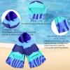 Azuunye Kids Swim Fins,Short Swimming Flippers,Swim Training Fins for Lap Swimming,for Children Girls Boys Beginners view 4