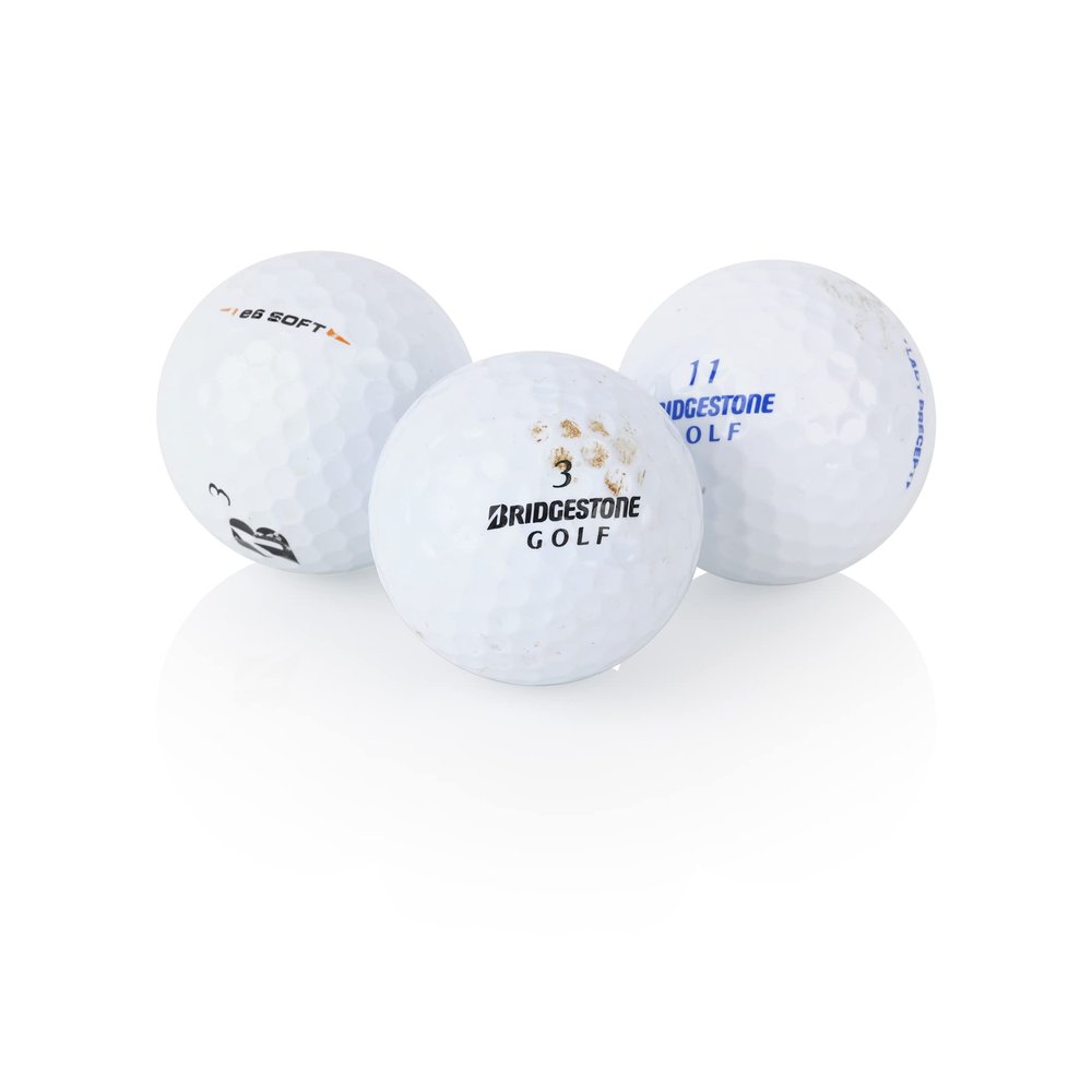 48 Used Golf Balls for Bridgestone Mix (e6, e12, Fix, Lady, Other Models) - Fair Condition (3A)