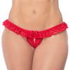 Mapale 119 Lace Peek-A-Boo Panty view 1