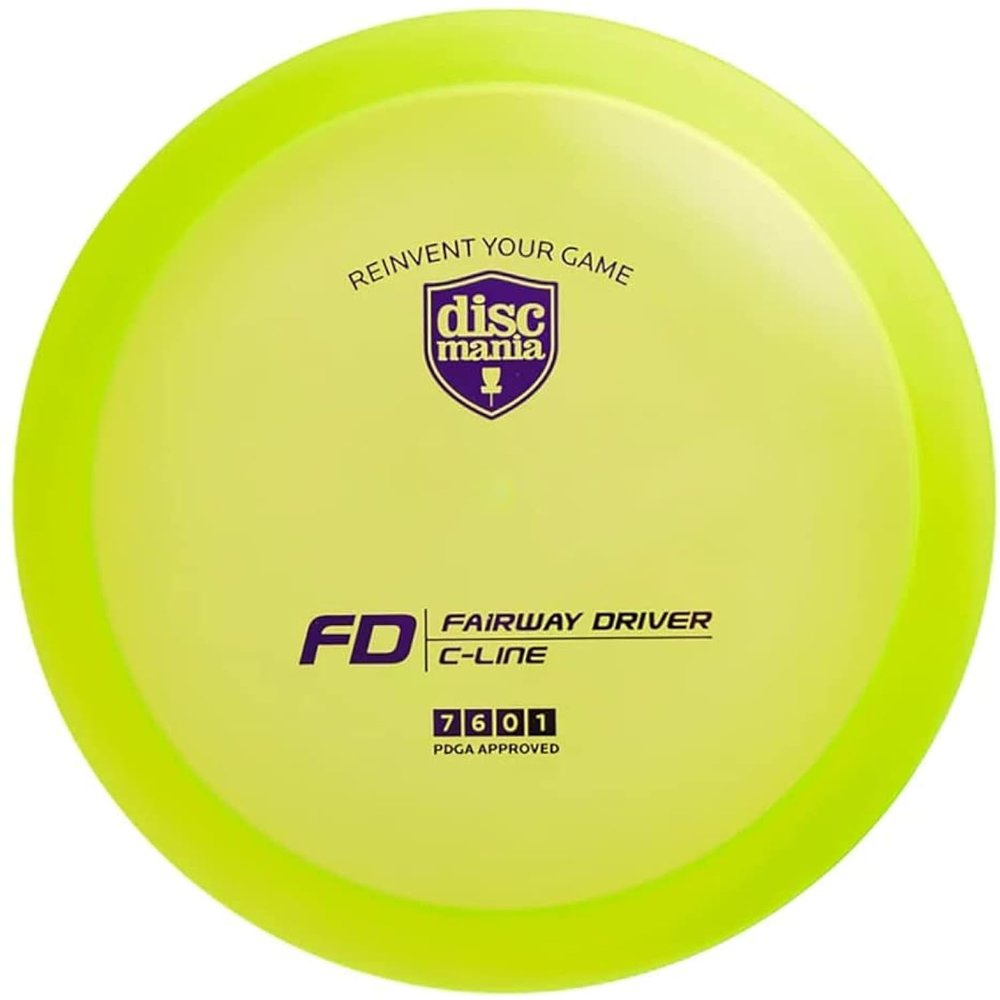 Discmania C-Line FD Disc Golf Fairway Driver | Stable Disc Golf Driver w/Straight Flight | Durable, Premium Plastic | High Glide w/Controllable Flight | 173-176g (Green)