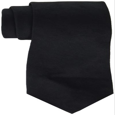 Brooklyn Brothers boys Cotton Print Necktie, Black, 60 US
