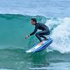 Wave Storm - Classic Soft Top Foam 9ft Surfboard for Beginners and All Surfing Levels Complete Set Includes Leash and Multiple Fins Heat Laminated, Blue Pinline view 3