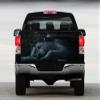 Tailgate Vinyl Wrap Full Color Graphics Truck Decal White Wolf #2 Sticker view 1
