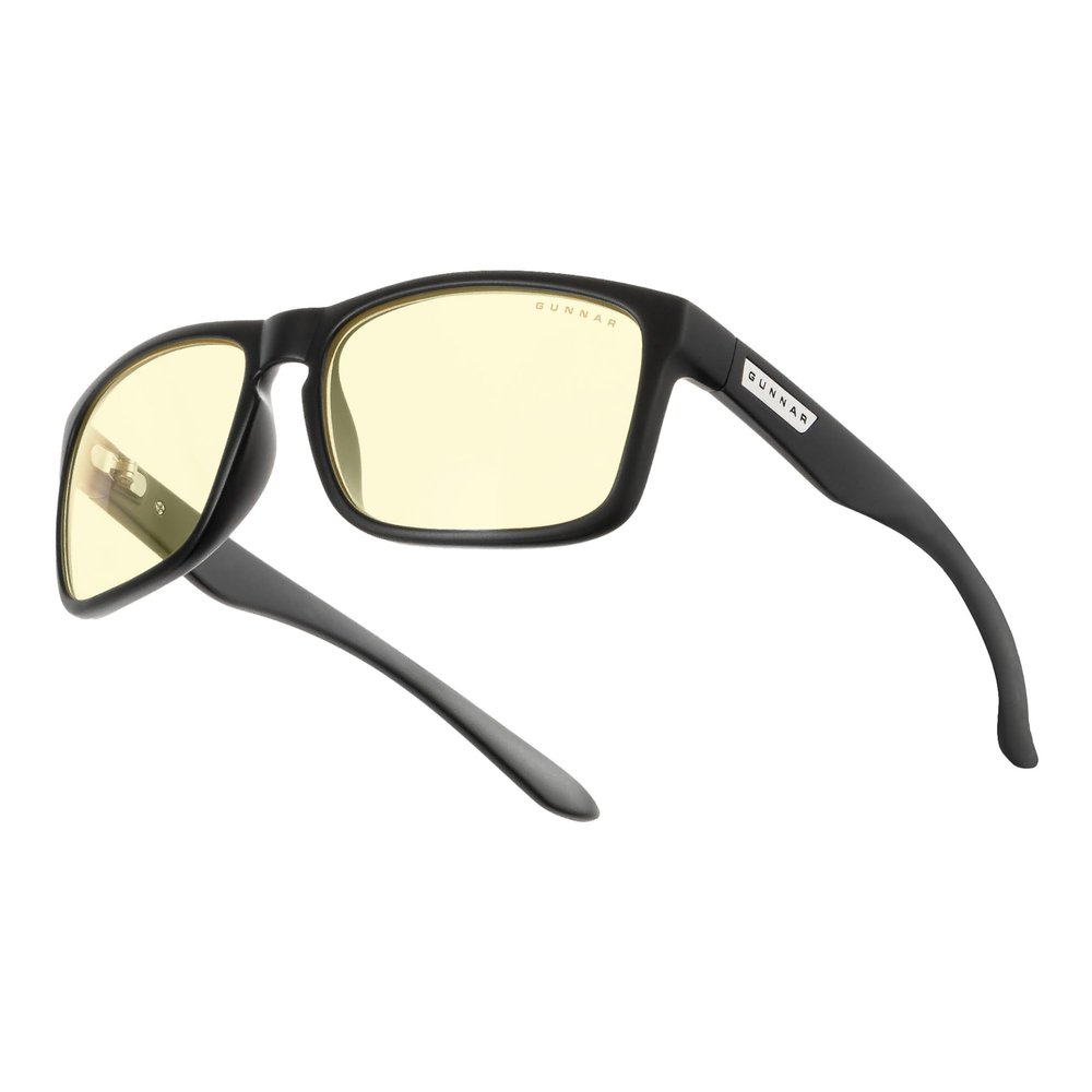 GUNNAR - Premium Reading Glasses - Blocks 65% Blue Light - Intercept, Onyx, Amber Lens, Pwr +2.0