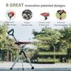 STEP2GOLD Ta-Da Chair Series 2- Portable Walking Stick, Cane with Seat, Foldable Chair, Hiking Stick, for Camping, Hiking, Lightweight Aluminum, Easy Carry, Anti-Slip (36.2"/Black) view 4