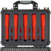 Eylar Tactical Hard Gun Case Water & Shock Proof with Custom Made Foam 16 inch 13 inch 6.87 inch (Black)