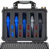 Eylar Tactical Hard Gun Case Water & Shock Proof with Custom Made Foam 16 inch 13 inch 6.87 inch (Black) view 2