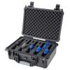 Eylar Tactical Hard Gun Case Water & Shock Proof with Custom Made Foam 16 inch 13 inch 6.87 inch (Black) view 3