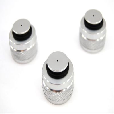Cutlass Paintball Aluminum Thread Protector Saver for Paintball CO2 HPA Tanks - 3 Pack (Silver)