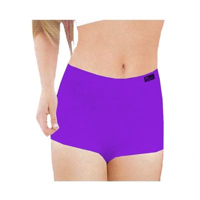 Body Siluette Sexy Boxer Cut Model 2527 Women's Underwear, Grape, CH