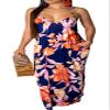 BessCops Summer Maxi Dresses for Women 2026 Sexy Floral Printed Spaghetti Strap Bohemian Beach Long Sundress with Pockets view 1