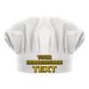 TOPTIE Custom Embroidered Chef Hat for Kids, Teens & Adults White view 1