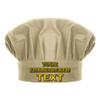 TopTie Custom Embroidered Chef Hat for Kid & Adult, Cotton Adjustable Kitchen Cooking & Baking Cap-Khaki-L