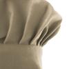 TopTie Custom Embroidered Chef Hat for Kid & Adult, Cotton Adjustable Kitchen Cooking & Baking Cap-Khaki-L view 4