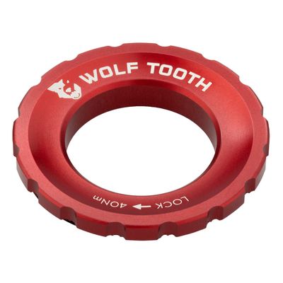 Wolf Tooth Centerlock Rotor Lockring Red