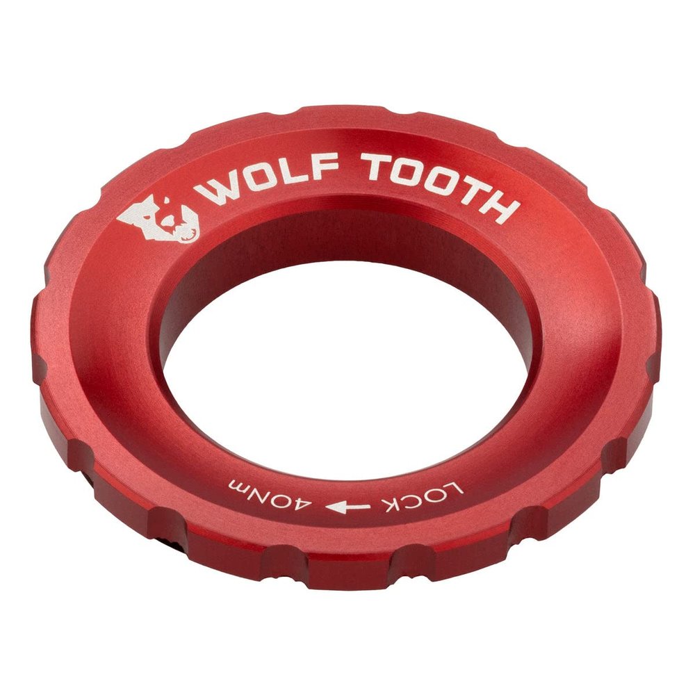 Wolf Tooth Centerlock Rotor Lockring Red