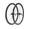 BUCKLOS 700C Road Bike Wheelset Disc/Rim Brake with Carbon Hub, 40mm Depth Road Bike Wheels Support 8/9/10/11 Speed, Clincher 18-25c 700c Bike Wheel Thru Quick Release/24H Spokes view 1