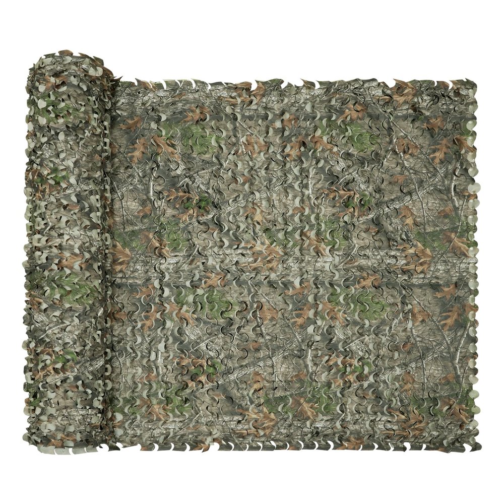 HYOUT Camo Netting Bulk Roll Camouflage Net Ghillie Hunting Blind Camping Sunshade, Military Army Party Decoration, Tree Camo 5x32.8ft