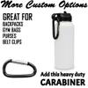 LaserGram Personalized Water Bottle, Motorcycle, Stainless Steel Double Wall Vacuum Insulated with Flip Top Straw, Custom Engraved Gift (40oz / 1180ml White) view 4