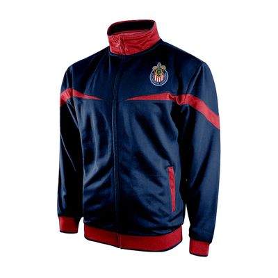 Icon Sports Officially Licensed Chivas Soccer Track Jacket - Unisex Adult - CH39TJ Navy S