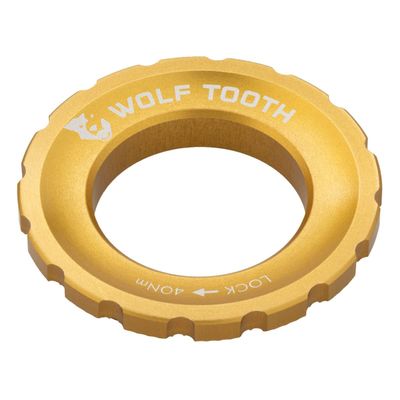 Wolf Tooth Centerlock Rotor Lockring Gold