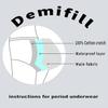 Demifill Teen Girls Period Panties Juniors Leak-Proof Underwear Soft Protective Briefs 12-14Years view 4