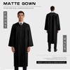 Herrenbek Unisex Graduation Gown for College&High School,Choir Robe for Church,Judge Robe Costume view 2