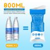 Moodooy Disposable Emergency Urinal Bag, 24 Pack Portable Camping Pee Bags, Travel Pee Bags, Traffic Jam Portable Urine Bag, Vomit Bags, for Men Women Kids Children Patient (8 Pack (Blue)) view 4