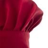 TopTie Custom Embroidered Chef Hat for Kid & Adult, Cotton Adjustable Kitchen Cooking & Baking Cap-Red-M view 4