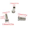 Pro Bamboo Kitchen 36pcs Mountain Bike Spoke Cap 12mm Spoke Nipples Silver Wheel Spoke Nipples Decor for 14G Mountain Road Bicycles view 2