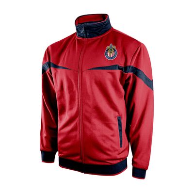 Icon Sports Officially Licensed Chivas Soccer Track Jacket - Unisex Adult - CH39TJ Red S