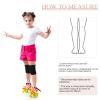 Zomiboo 4 Pcs Kids Knee Pads for Skating Dance Volleyball Knee Pad Anti Slip Sponge Kneepads Soft Elastic Protector for Dancers Girls Boys Sports Dance Skating Cycling(Black, Rose,Small) view 3