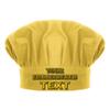 TopTie Custom Embroidered Chef Hat for Kid & Adult, Cotton Adjustable Kitchen Cooking & Baking Cap-Yellow-S