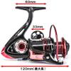 13+1BB Power Handle CNC Aluminum Spool Aluminum Spool Aluminum Spinning Reel #3000 #3000 Ajing Eging SUP Fishing Kayak Fishing Lure Fishing Lures Embankment Fishing Tackle Fishing Reel Spinning Reel view 2