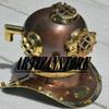Nautical Mark V Brass Diving Divers Antique Marine Beautiful Scuba Mini Helmet Replica view 2