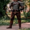 Nautical-Mart Witcher cosplay Viper School Grandmaster / Geralt of Rivia costume Witcher Wild Hunt / Kaer Mohen Gear costume / Witcher handmade, Brown view 1