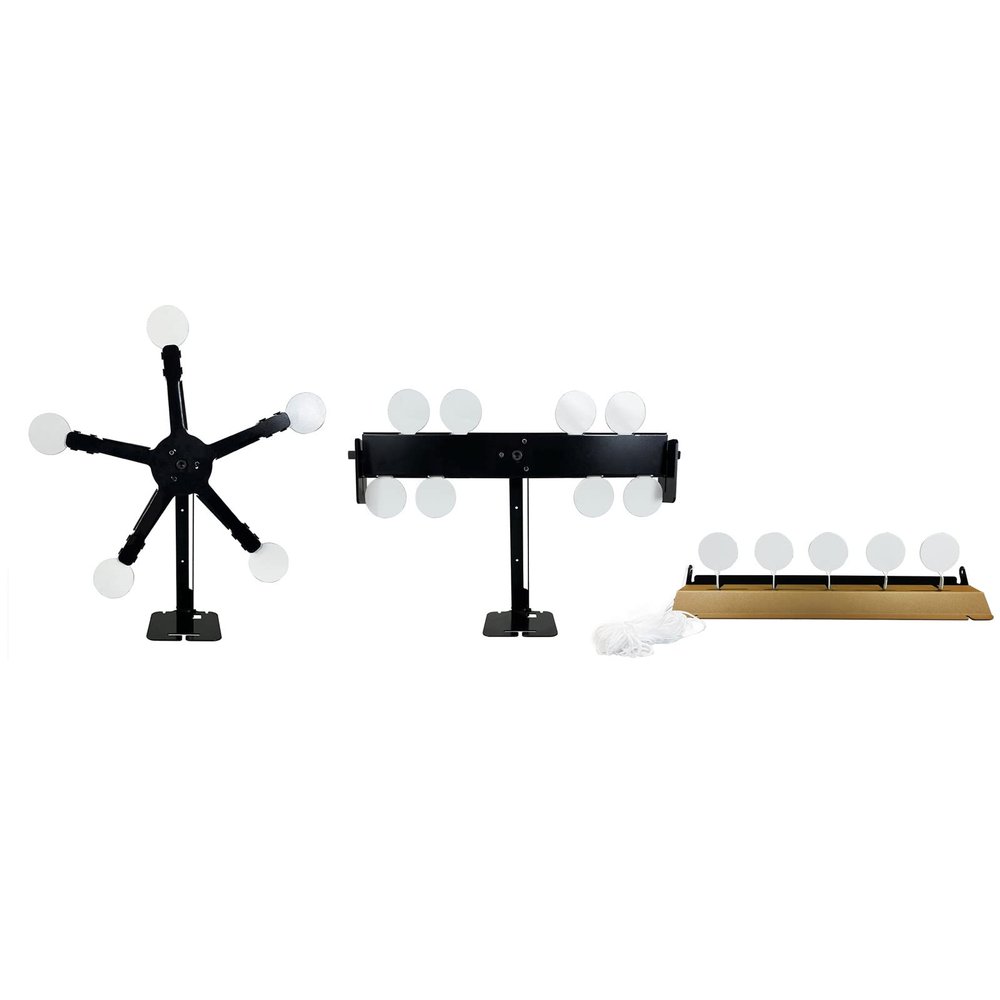 Atflbox Resetting and Rotate The Metal Shooting Target for Airsoft BB Guns,Star and Balance and Rectangle5