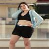 POSESHE Women's Boxer Briefs 8" Inseam, MicroModal Anti-Chafing Boyshorts Underwear,black - 8 Inseam,0X(10-12) view 3