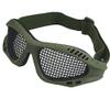 Tounlinx Safety Mesh Goggles Anti Fog for Outdoor Games Sports Paintball Riding Cycling (Green) view 1