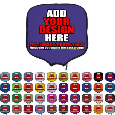 DUNHUANG Custom Pickleballs Paddles Cover, Add Your Text/Photo/Image/Logo Fits Most Paddles, Rackets, 8.5x11.5 inches