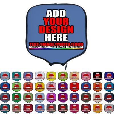 DUNHUANG Custom Pickleballs Paddles Cover Paddles Case, Add Your Text/Photo/Image/Logo, Fits Most Paddles, Rackets, 8.5x11.5 inches