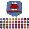 DUNHUANG Custom Pickleballs Paddles Cover Paddles Case, Add Your Text/Photo/Image/Logo, Fits Most Paddles, Rackets, 8.5x11.5 inches view 1