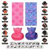 Cutewing Neck Gaiter Face Mask for Women Girls,10PCS Tube Scarf Seamless Bandanas,Pink Ourdoor Face Mask Face Covering Magic Headband UV Headwrap Balaclavas for Sports Workout Fitness view 2