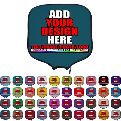 DUNHUANG Custom Pickleballs Paddles Cover, Add Your Text/Photo/Image/Logo Fits Most Paddles, Rackets, 8.5x11.5 inches