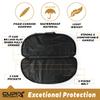 LWANO Compound Bow Case Light-Weight Soft Bow Bag with Arrow Pocket and Backpack Straps view 4