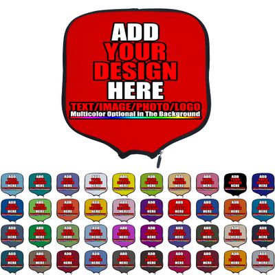 DUNHUANG Personalized Pickleballs Paddles Cover Rackets Cover Holder, Add Your Text/Photo/Image/Logo, Fits Most Paddles, Rackets, 8.5x11.5 inches