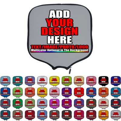 DUNHUANG Custom Pickleballs Paddles Cover Paddles Case, Add Your Text/Photo/Image/Logo, Fits Most Paddles, Rackets, 8.5x11.5 inches