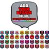 DUNHUANG Custom Pickleballs Paddles Cover Paddles Case, Add Your Text/Photo/Image/Logo, Fits Most Paddles, Rackets, 8.5x11.5 inches view 1