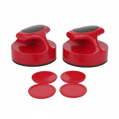 GOTOTOP Air Hockey Pucks and Pushers Hockey Game Table 94mm Slider Pusher Set with 4 Pucks Accessories Large Size Table Game Gift